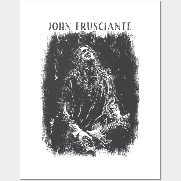 Vintage Distressed John Frusciante Wall Art by Yopi